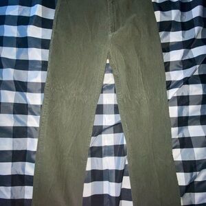Tommy Hilfiger Green Corduroy Pants
